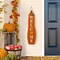 Set of 2 36"H Fall/Halloween Reversible Wood Pumpkin Porch Signs